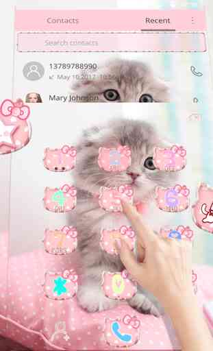 Mignon minou chat theme Cute Kitty Cat 3