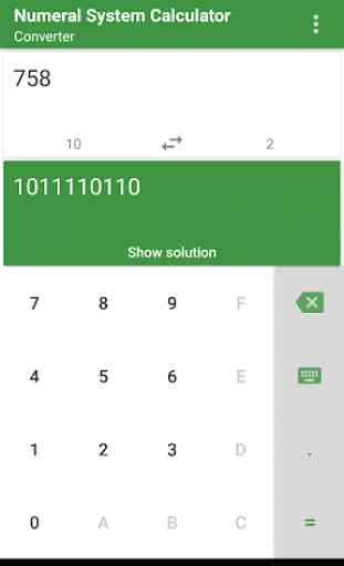 Numeral System Converter + Calculator 3