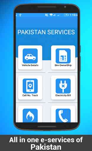Pakistan E-Services: Car Registration, Bill checkr 1