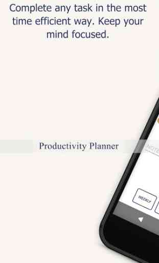 Productivity Journal - Daily Planner: Be Smart 1