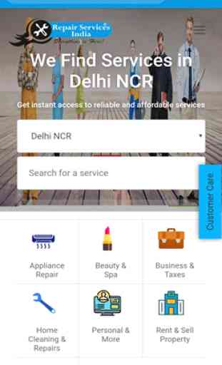 Repair Services India Partner App 1