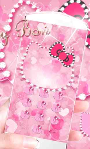 Rose minou diamant theme Pink Kitty Diamond 4