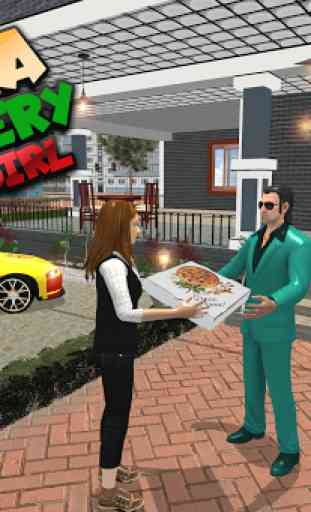 Simulateur de fille: Livraison de pizzas amusement 1