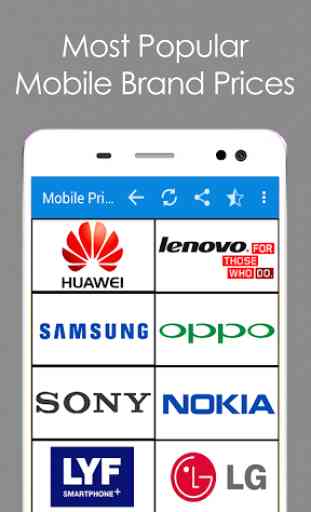 Smart phone and mobile price list in India. 2