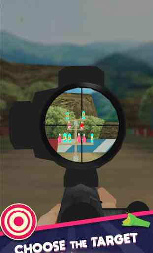 Sniper Bottle Shooting Game: Online Multiplayer 3