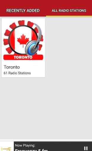 Stations de Radio Toronto - Canada 4