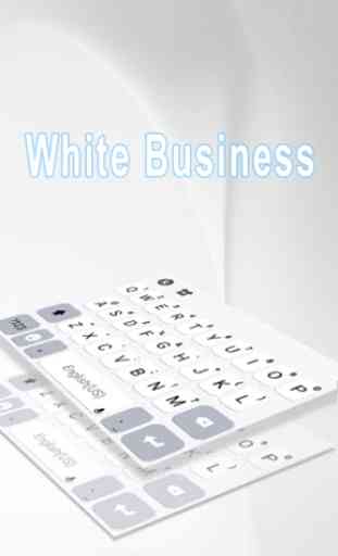 Thème de clavier Classic Business White 2