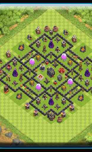 Town Hall 9 Base Layout 3