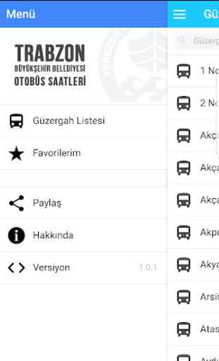 TrabzonBelediye OtobüsSaatleri 2