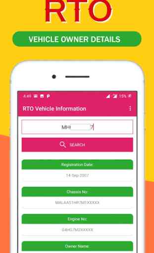 Vehicle owner details : RTO vehicle information 4