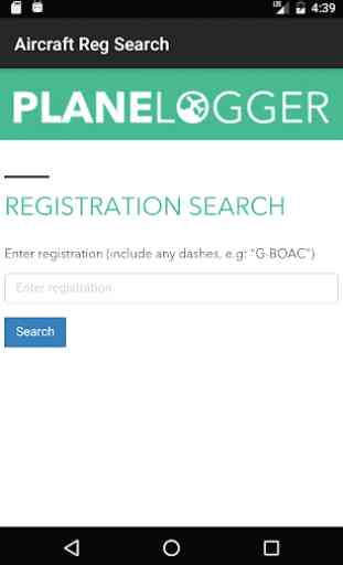 Aircraft Registration Search 1