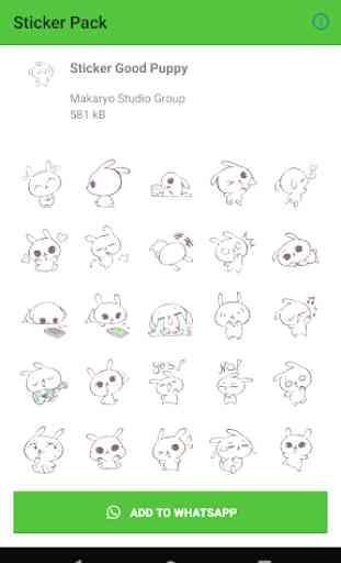 Amazing Cute Puppy Stickers WAStickerApps New 2019 2