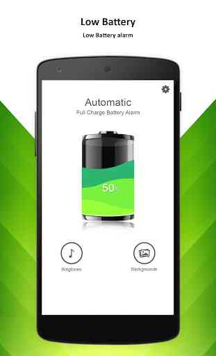 Automatic full charge battery alarm 1