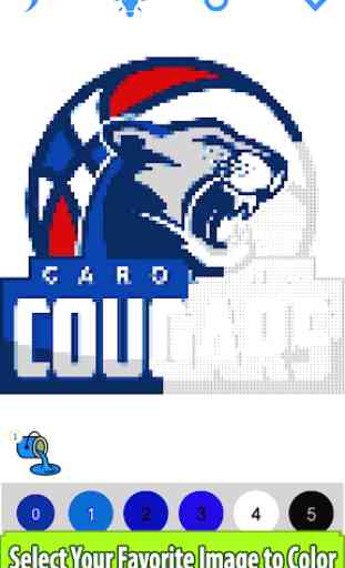 Basketball Logo Color by Number:Pixel Art Coloring 3