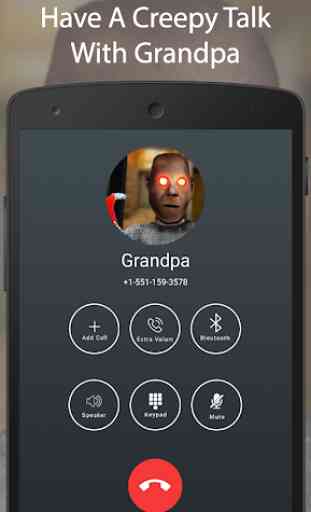 Best Evil Scary Grandpa Fake Chat And Video Call 3