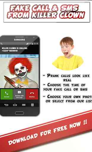 Best Killer Clown Fake Call 1