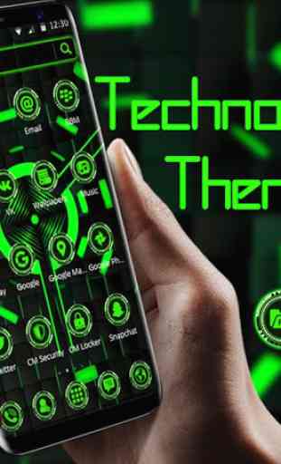 Black Green Technology Theme 1