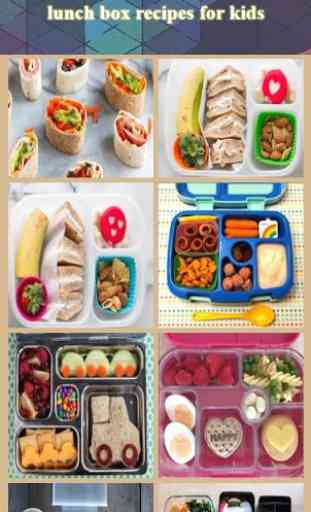 boîtes à lunch recettes pour les enfants 3