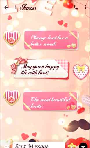 Chasing Hearts Font for FlipFont , Cool Fonts Text 2