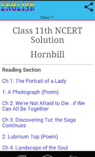 Class 11 English Solutions 2