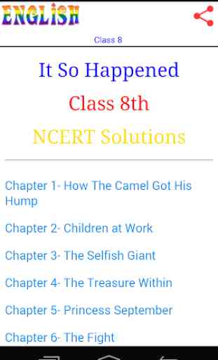 Class 8 English Solutions 2