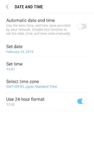 Date And Time Settings Shortcut 1