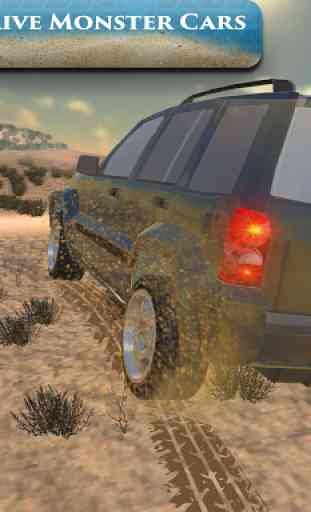Desert Jeep 4x4 tout-terrain - Car Chaser Stunts 2