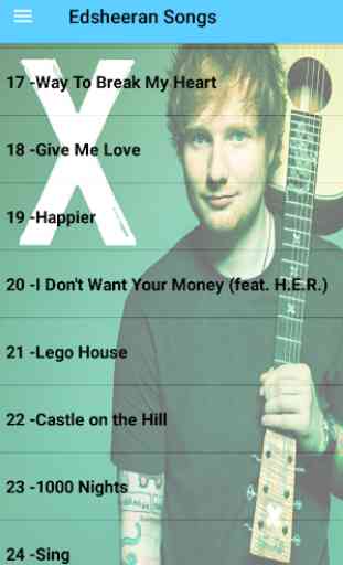Ed Sheeran Songs Offline (50 Songs) 3