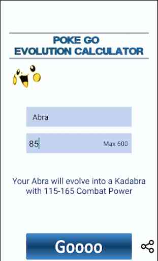 Evo Calculator for Pokemon Go 2