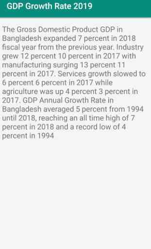GDP Growth Rate 2019 2