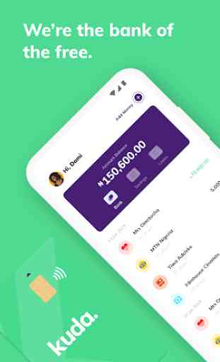 Kuda - Free Mobile Banking for Nigerians 1