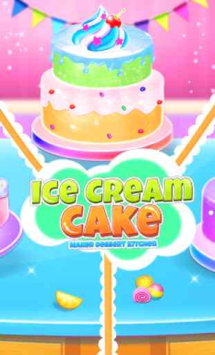 La glace Crème gâteau Fabricant : Dessert Chef 1