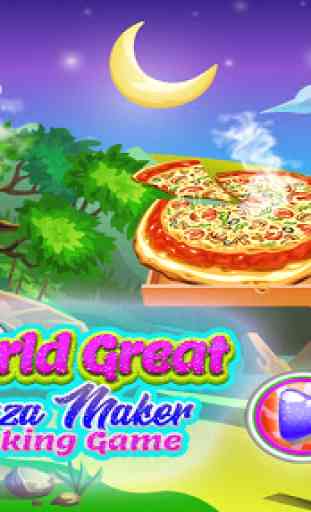 Monde génial Pizza fabricant - cuisine Jeux 1