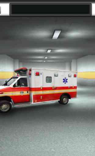 parking avec Ambulance 3D 3 1