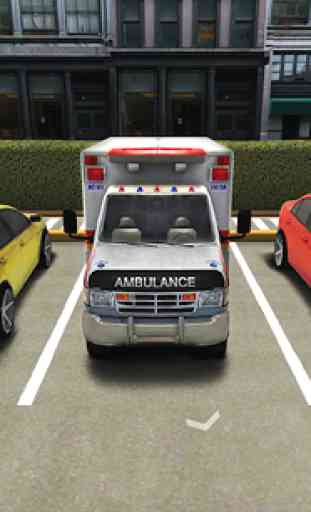 parking avec Ambulance 3D 3 2
