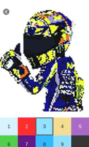 Racing Moto GP Pixel Art 1