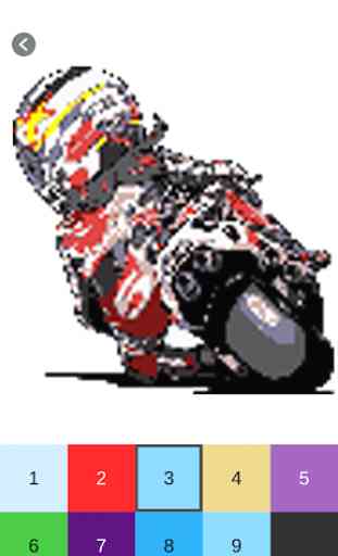 Racing Moto GP Pixel Art 2