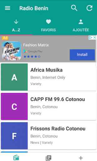 Radio Bénin - musique et nouvelles 2
