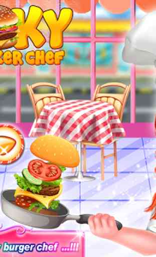 Smoky Burger Maker Jeux Chef-Cooking pour les fill 1