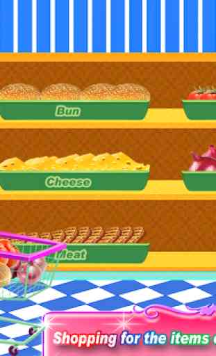 Smoky Burger Maker Jeux Chef-Cooking pour les fill 3