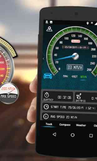 Speedometer GPS - HUD & Digital Widget 1