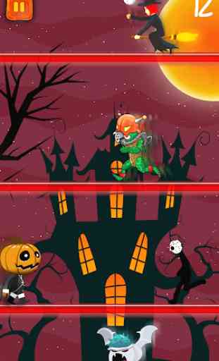Survie de stickman effrayant - Halloween Escape Ju 2