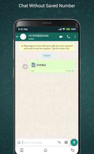 Toolkit For WhatsApp - Chat To Unsave Number 4