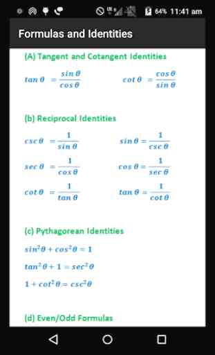 Trigonometry QuickReferencePro 2