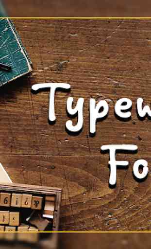 Typewriter Free Font Style 4