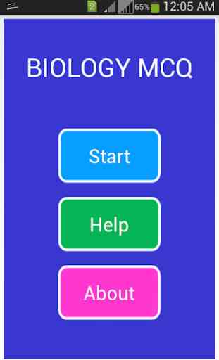 Advanced level Biology MCQ 1