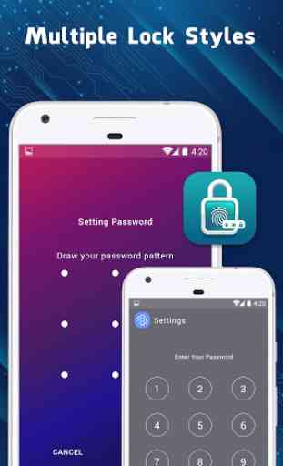AppLock - fingerprint password pin & pattern lock 2
