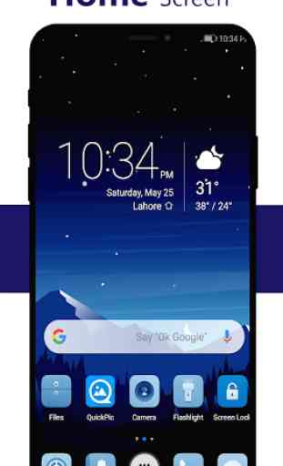 Blue Theme for Huawei / Honor 1
