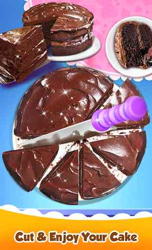 Chocolate Cake - Sweet Desserts Food Maker 3