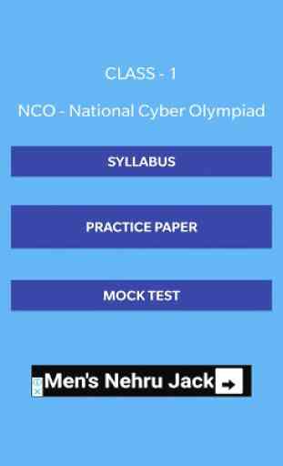CLASS 1 - NCO - CYBER OLYMPIAD 1